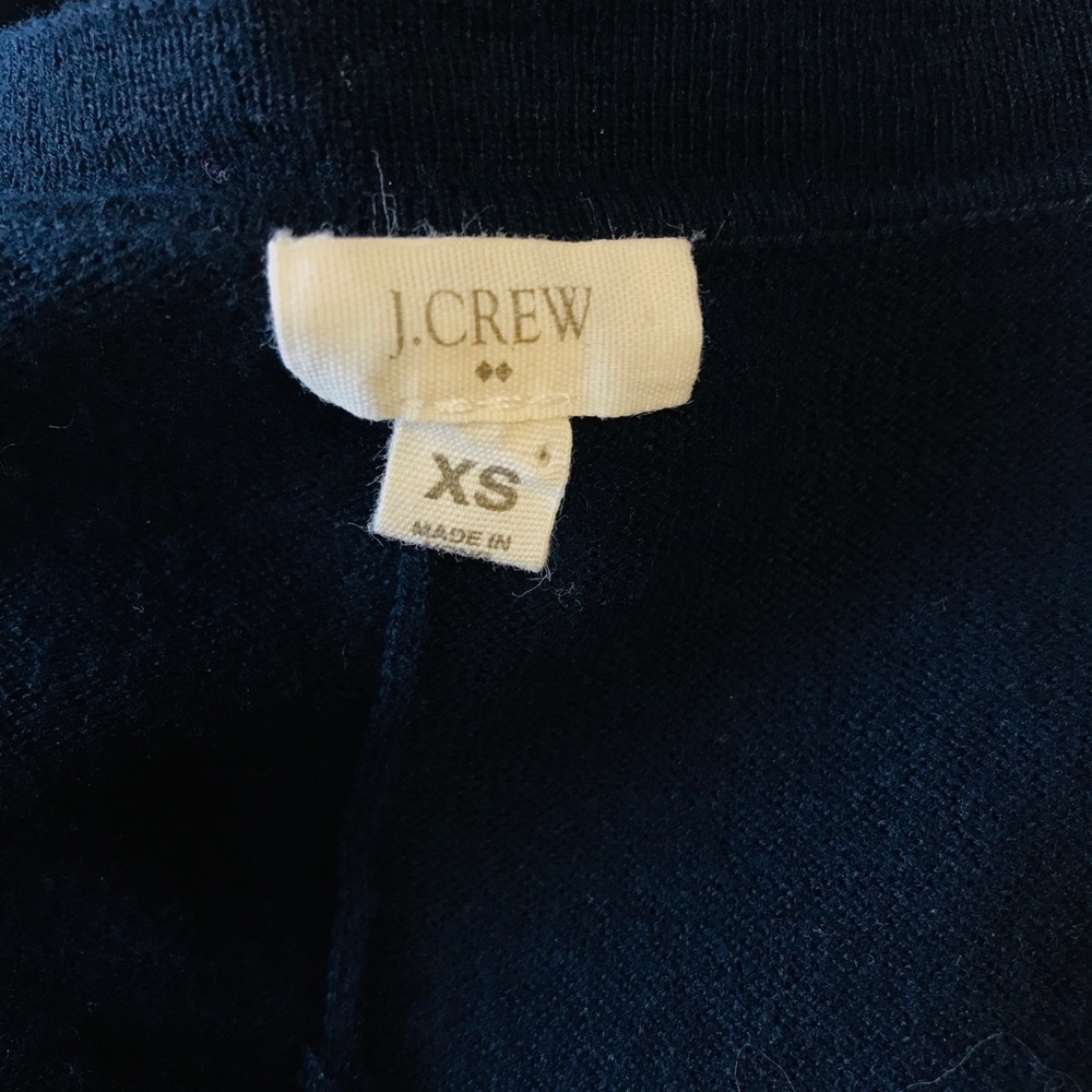 J. Crew Oversized One Button Cardigan Blue XS - Picture 3 of 3